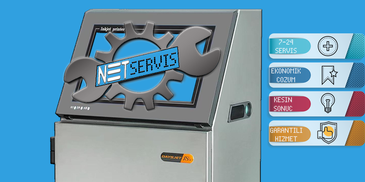 İnkjet Tarih Kodlama Makinaları Garantili 7/24 Teknik Servis Hizmeti